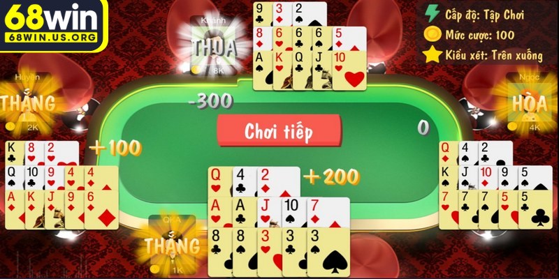 Ví dụ thực tế cách chơi Xập Xám