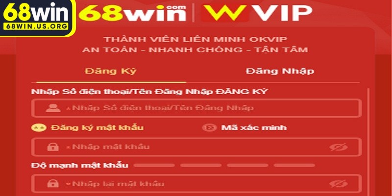 Quy trình đăng ký tài khoản an toàn, nhanh chóng